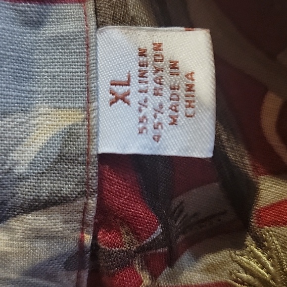 mens xl Caribbean button up shirt. - Picture 2 of 4